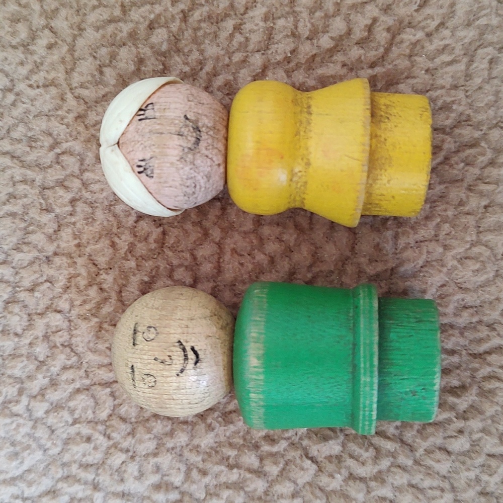Vintage Fisher Price Grandma and Dad